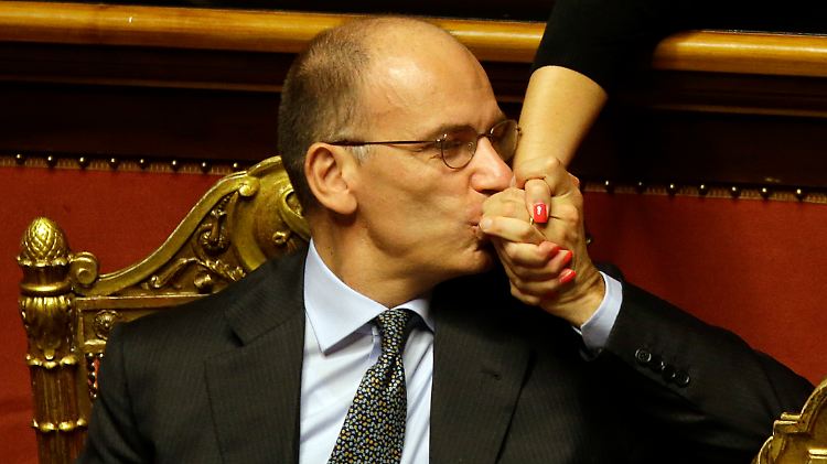 Für Enrico Letta stand der Fortbestand seiner Regierungskoalition auf dem Spiel.
