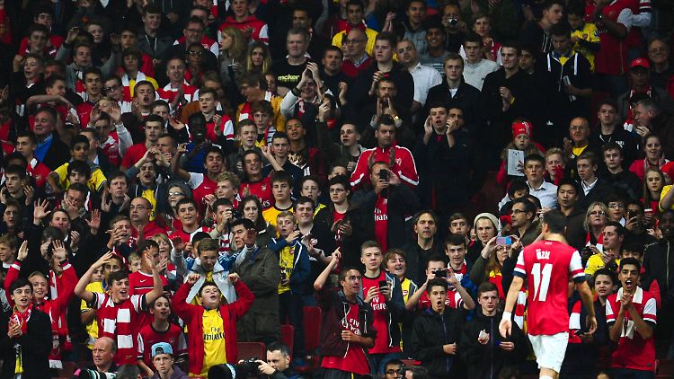 Özil und sein Publikum.