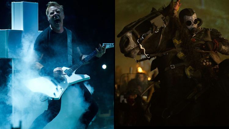 Harte Jungs auf der Bühne und hoch zu Ross - beides gibt es in Metallicas "Through The Never" zu sehen.