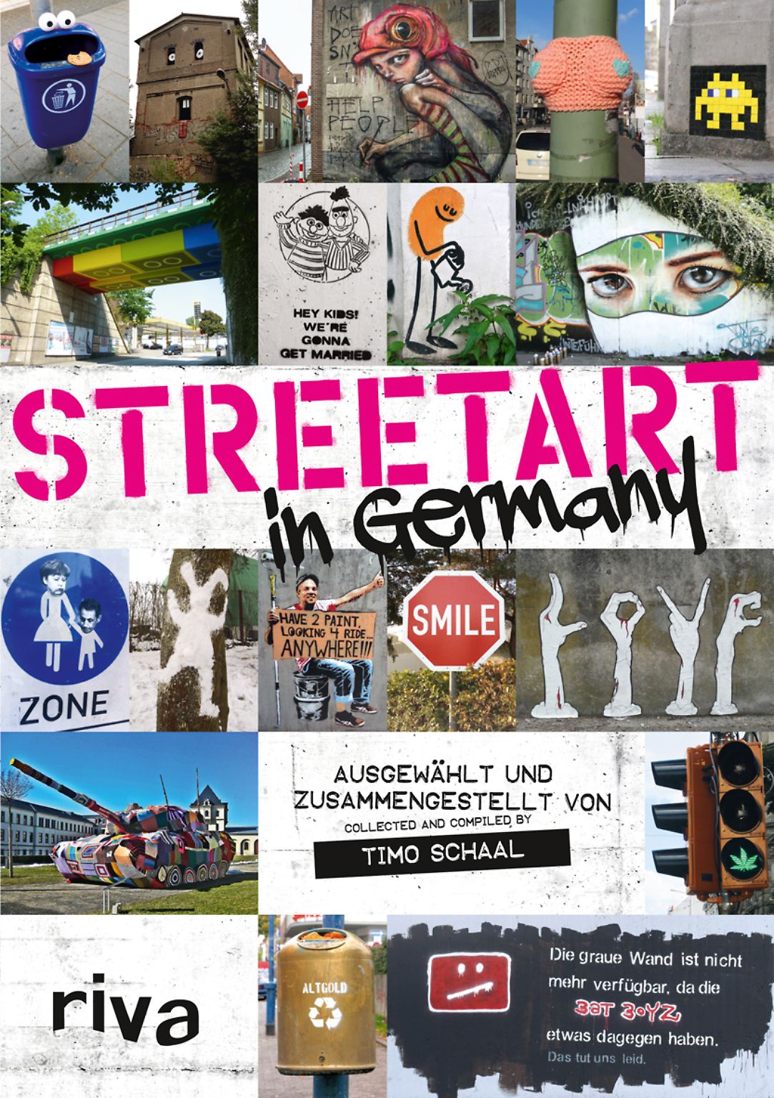 "Streetart in Germany" heißt das Buch, das einen Überblick über Kunst auf deutschen Straßen gibt. Herausgegeben wird es von Timo Schaal, der als Polypix etliche Bilder selbst beigesteuert hat, aber auch Zusendungen auswählte.
