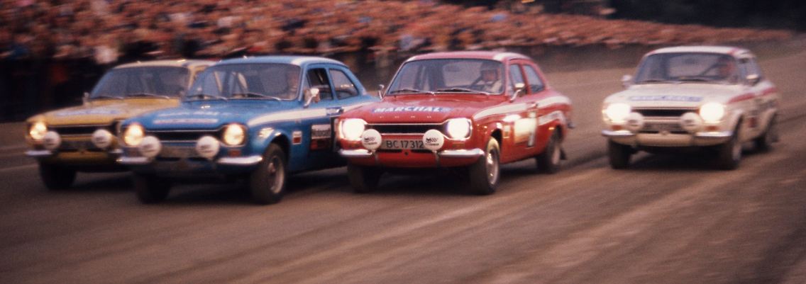 Der Ford Escort feierte viele Motorsporterfolge. (Ralley Cross in Oslo, 1972)