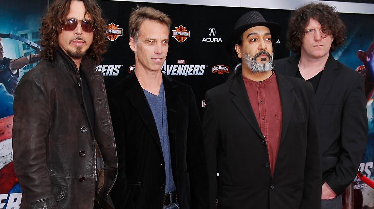 Das sind Soundgarden (v.l.): Chris Cornell, Matt Cameron, Kim Thayil und Ben Shepherd.