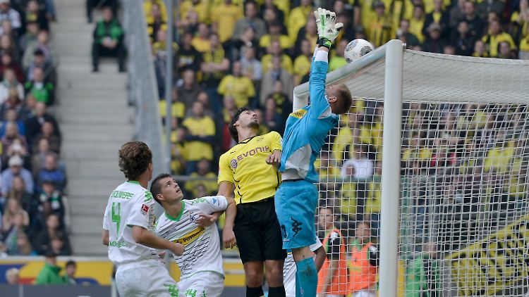 Der BVB hatte viele Chancen - konnte Gladbachs Torwart ter Stegen aber nicht überwinden.