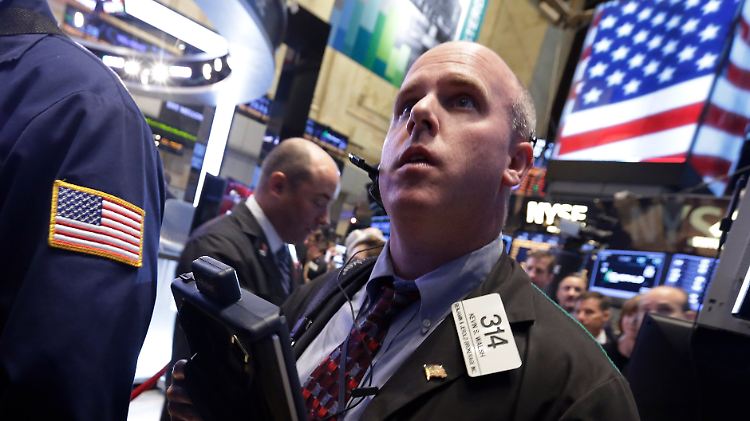 An der Wall Street geht es abwärts.