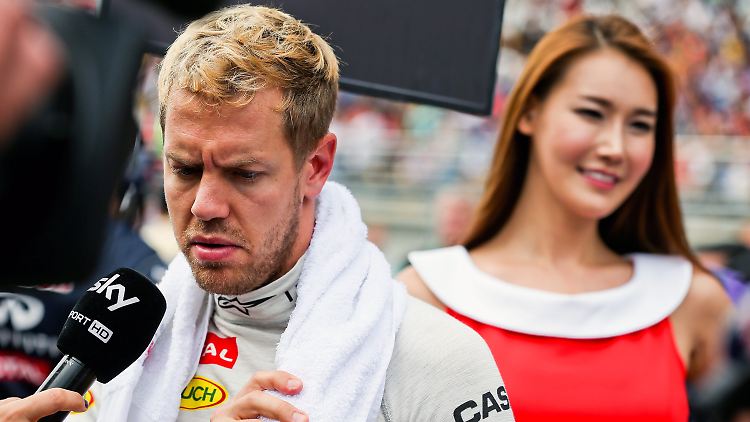 "Er fährt wie eine Maschine": Sebastian Vettel.