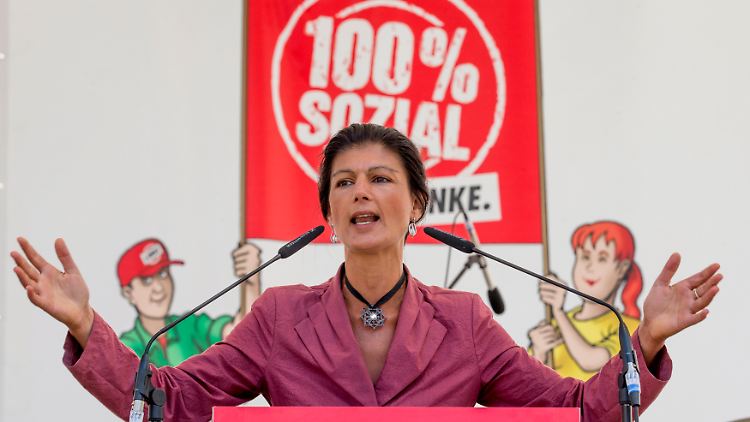 Sahra Wagenknecht meint, eine Doppelspitze sei längst überfällig.