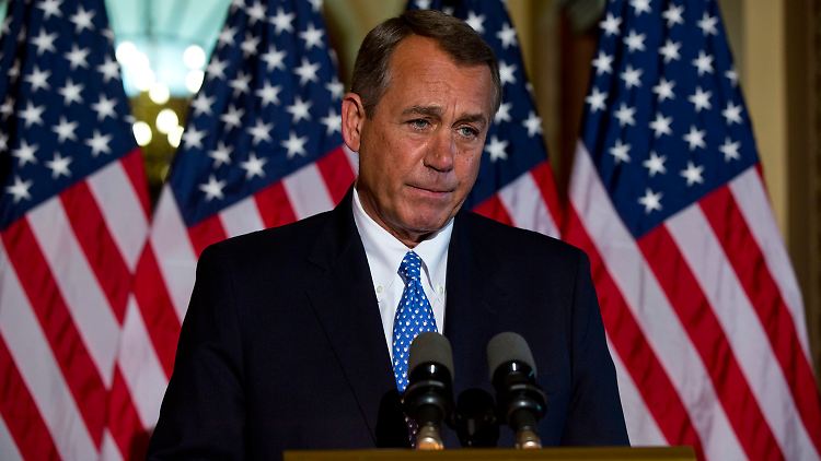Der republikanische Vorsitzende im Repräsentantenhaus, John Boehner.