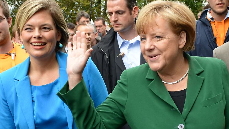"Die Grünen wissen gar nicht, ob sie wollen sollen oder wollen dürfen", sagt Julia Klöckner (l.).