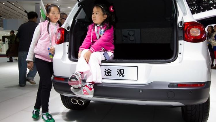 Kunden von morgen? Jedes dritte Auto setzt Volkswagen inzwischen in China ab.
