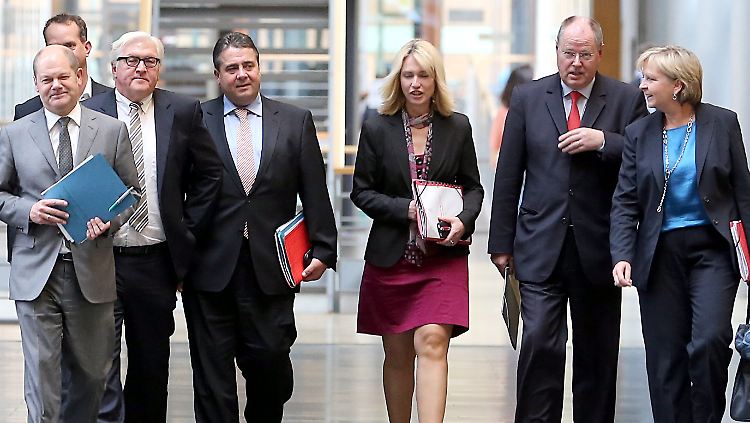 Das Sondierungsteam der SPD will sich nicht zu billig verkaufen, aber auch die Union will sich nicht zu früh bewegen.