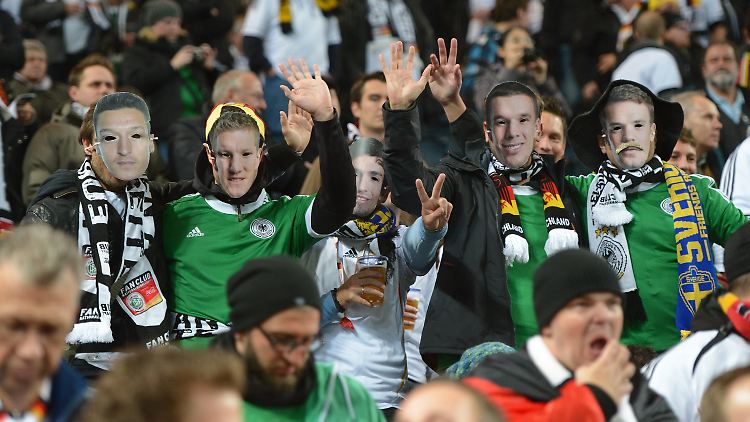 Den Fans bereitete das Spiel sichtlich Vergnügen - na gut, zumindest in Hälfte zwei.