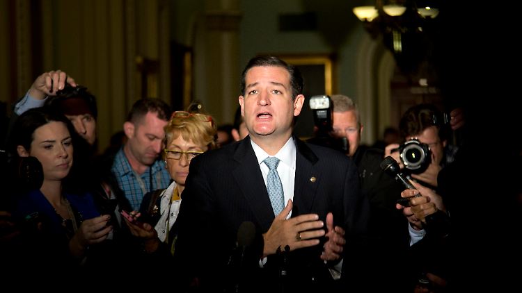 Ted Cruz will die Gesundheitsreform stoppen. Alles andere ist ihm offenbar egal.