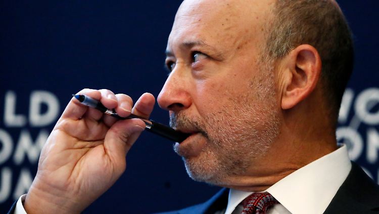 Goldman-Chef Blankfein: "Mit der Einigung im US-Haushaltsstreit dürfte sich das Investorenvertrauen wieder aufhellen."