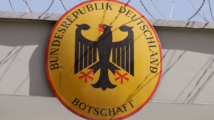 Nichts geht mehr in der deutschen Botschaft in Kabul.