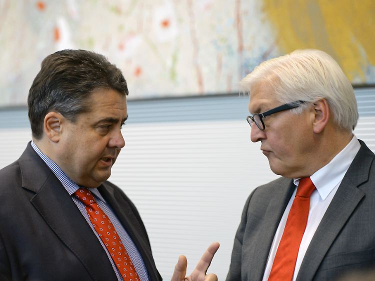 Wieder gemeinsam im Kabinett Merkel? Sigmar Gabriel und Frank-Walter Steinmeier.