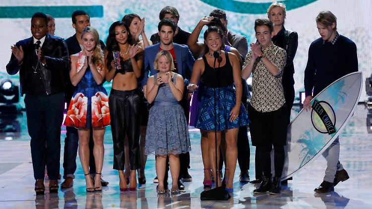 Die Darsteller der Serie "Glee" gewannen den Comedy-Preis bei den Teen Choice Awards 2013.