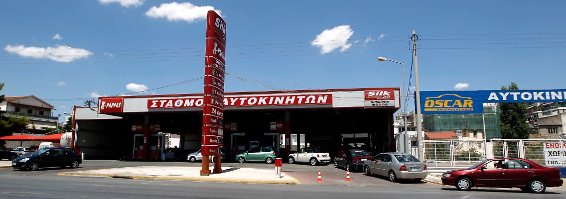 Tankstelle in Athen: Wegen ses Streiks haben nur noch sehr wenige Tanksetllen in Griechenland Benzin oder Diesel.