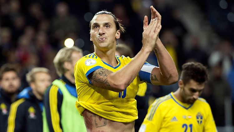 Mit Schweden gegen ... : Zlatan Inrahimovic.