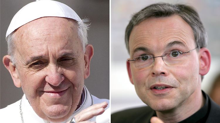Papst Franziskus und sein Problemfall Tebartz-van Elst.