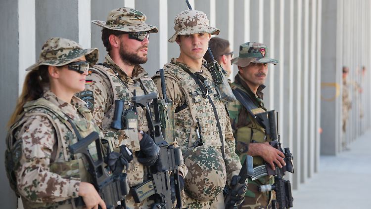 Beim Einsatz in Afghanistan.