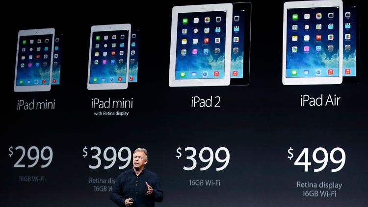 Phil Schiller und die iPads.
