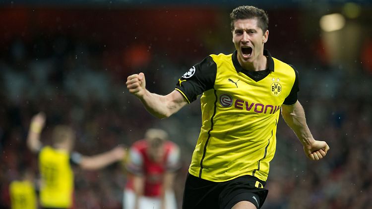 Robert Lewandowski war Dortmunds Siegtorschütze in London.