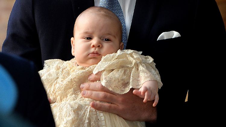 Die Taufe des kleinen Prinzen fand im engsten Familienkreis statt.