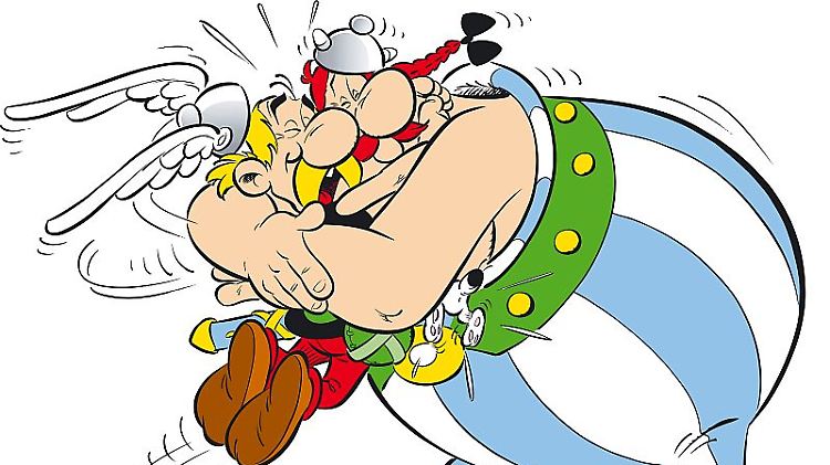 In "Asterix bei den Pikten" sind die beiden Gallier nicht immer ein Herz und eine Seele - aber nur zusammen bestehen Asterix und Obelix ihre Abenteuer.