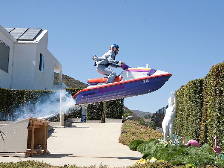 Das gehörte wohl nicht zu seinen härtesten Aufgaben: Knoxville in einer Szene aus "Jackass 3D".