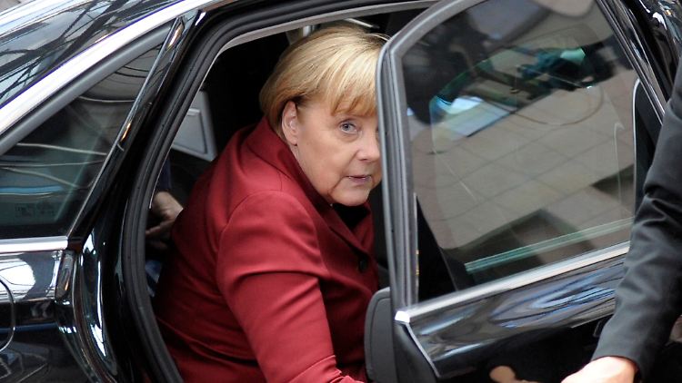 Angela Merkel in Brüssel