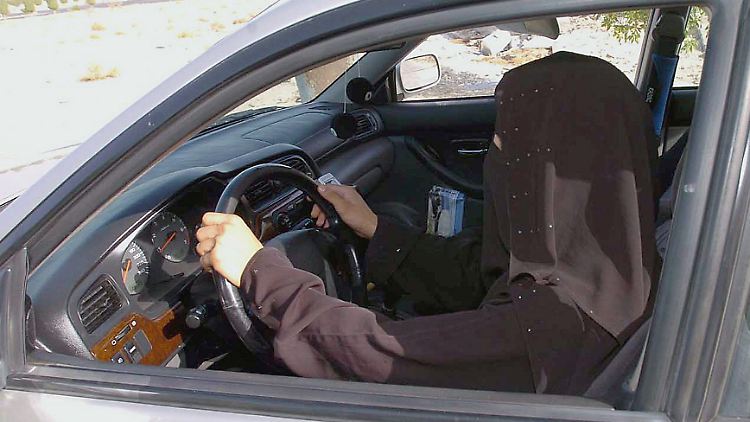 Im Grunde nie zu sehen: Saudische Frauen auf dem Fahrersitz.