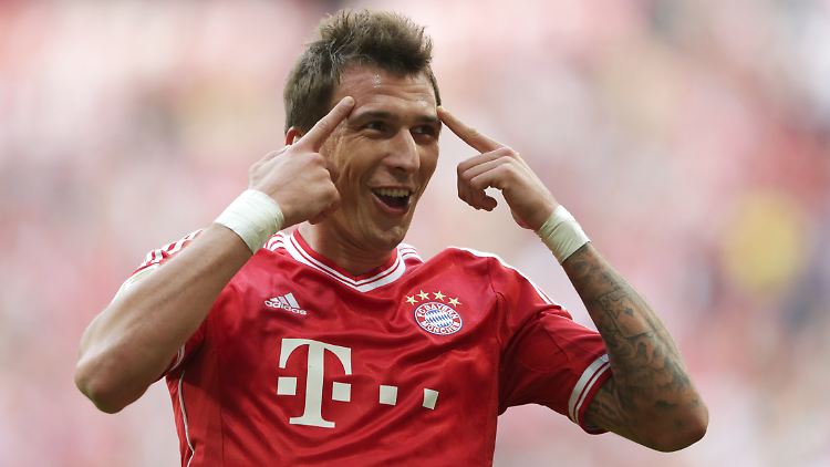 Doppeltorschütze: Münchens Mario Mandzukic.