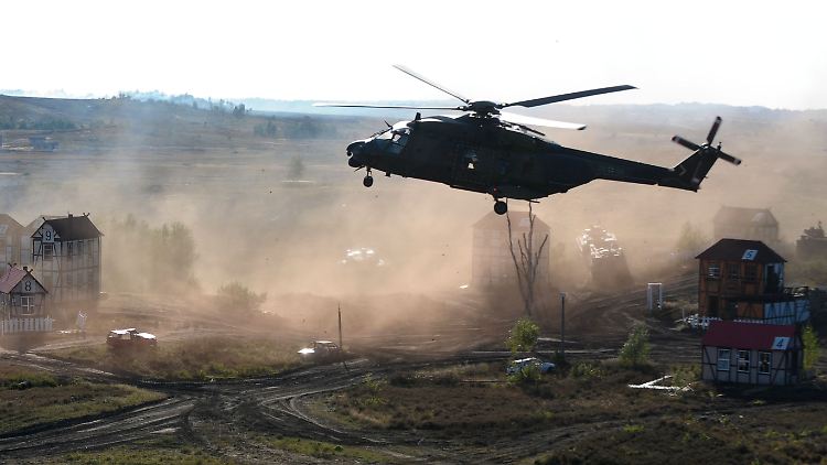 Dem Helikopter NH90 fehlt für den Afghanistan-Einsatz ein ausreichend schweres Maschinengewehr.