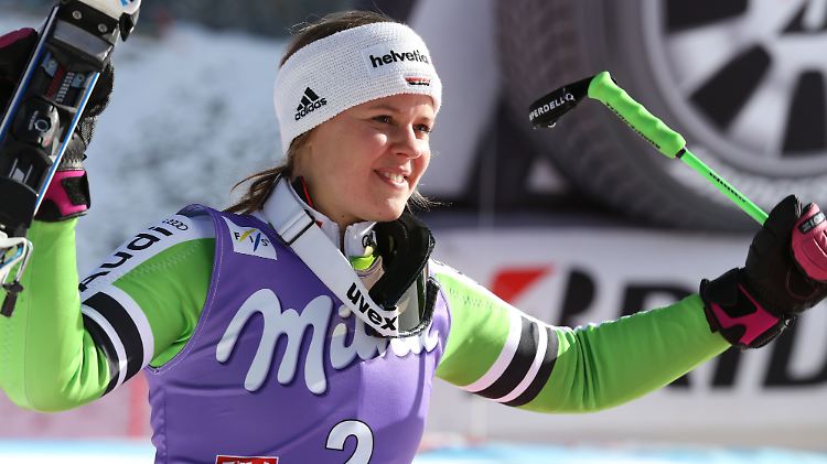 "Ich bin zufrieden und erleichtert nach dem Saisonauftakt": Viktoria Rebensburg.
