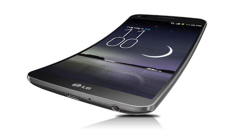 So ein gebogenes Smartphone hat man bisher noch nicht gesehen.