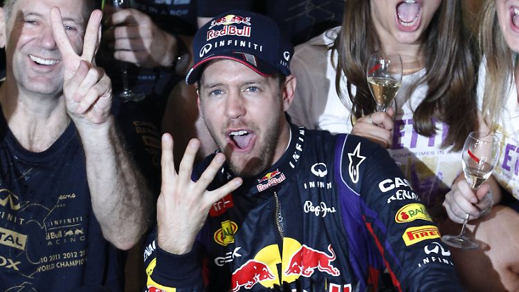 Na, wie oft ist Sebastian Vettel schon Weltmeister geworden?