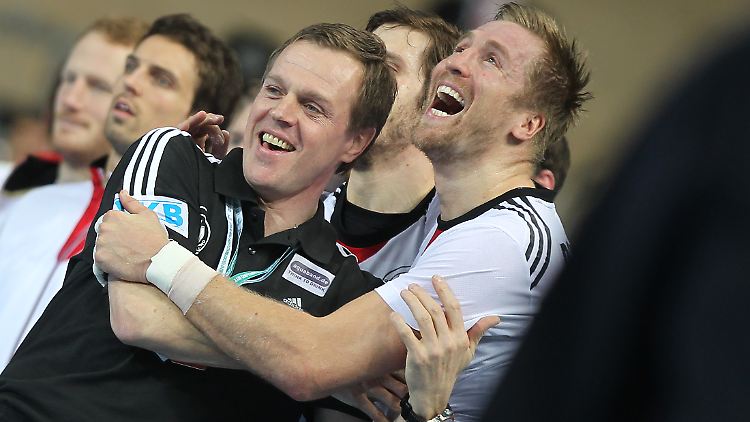 Heimspiel 2019: Nationaltrainer Martin Heuberger (links) und Spieler Oliver Roggisch.