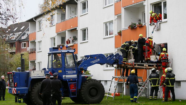 Ohne die schwere Technik wäre die Aktion nicht möglich gewesen.