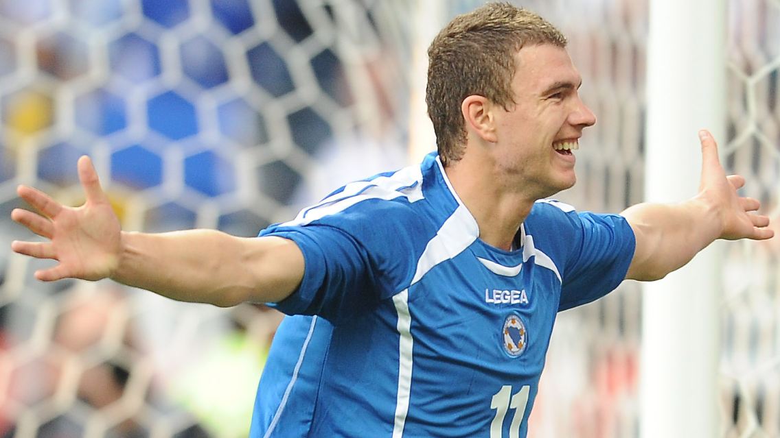 Gut und begehrt: Edin Dzeko, bosnischer Nationalspieler des VfL Wolfsburg.