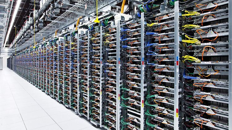 Im Google-Datenzentrum in Pryor, Oklahoma.