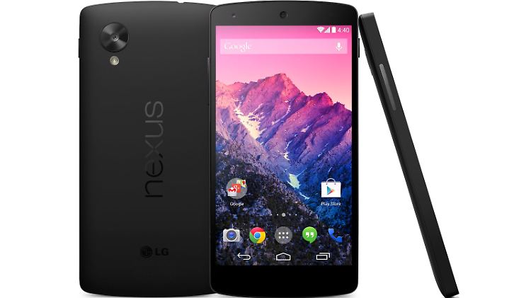 Das neue LG Nexus 5 ist das erste Smartphone mit Android 4.4