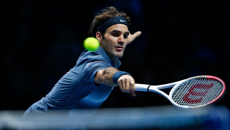 Viermal gab Roger Federer seinen Aufschlag ab - am Ende reichte ihm seine durchwachsene Leistung dennoch zum Sieg. 