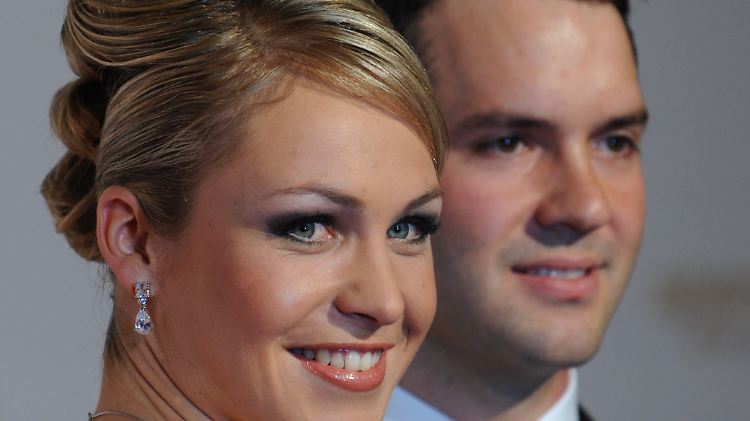 Magdalena Neuner und ihr Freund Josef Holzer, der Vater des Kindes.