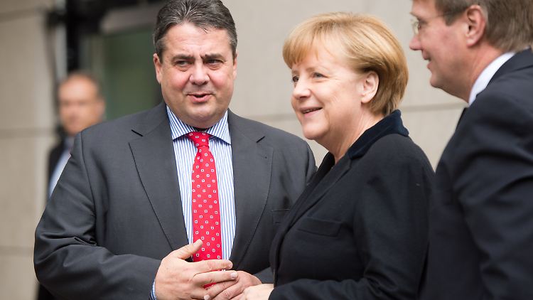 Die Kanzlerin und ihr Vize? Noch verhandeln Union und SPD. Im Dezember soll der Poker abgeschlossen sein.