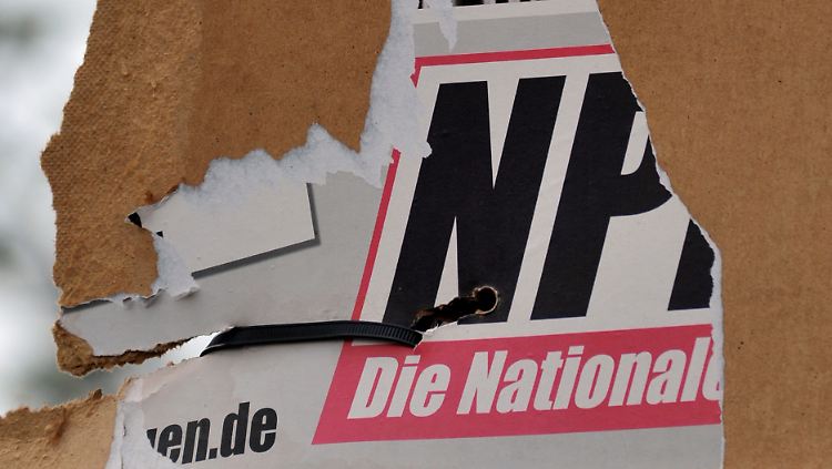 Für neue Plakate bräuchte die NPD das Geld, das der Bundestag nun erstmal einbehält.