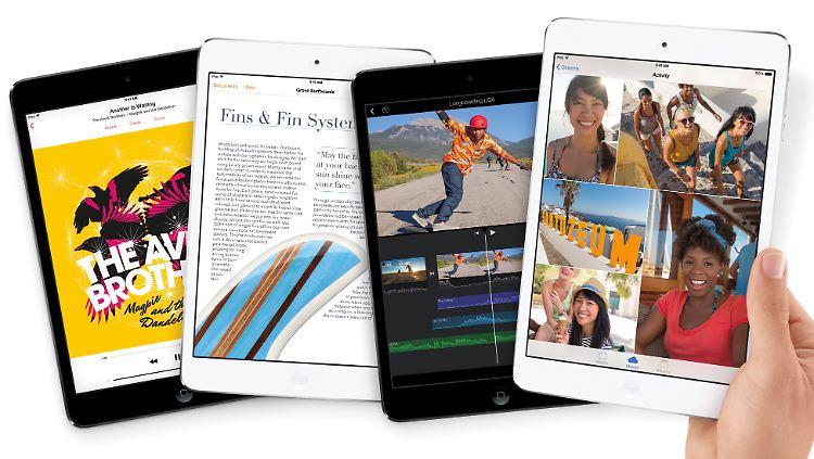 Das neue iPad mini ist zwar immer noch sehr handlich, aber etwas schwerer als sein Vorgänger.