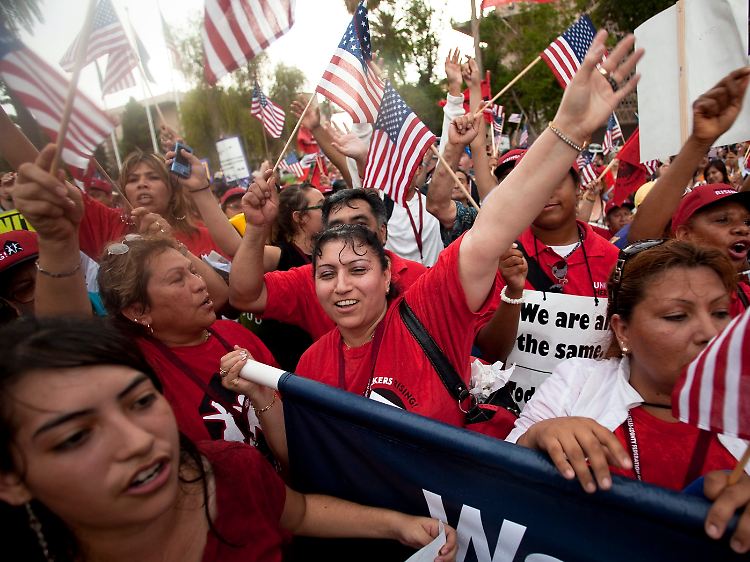 Proteste gegen Gesetz SB 1070 in Phoenix.