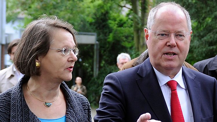 Peer Steinbrück mit Ehefrau Gertrud.