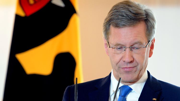 Christian Wulff bei seiner Rücktrittserklärung am 17. Februar 2012.