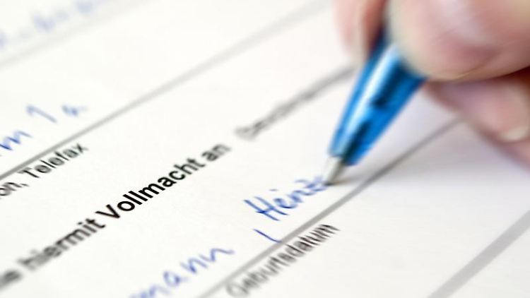 Die Vollmacht gilt ab der Unterschrift und nicht erst, wenn der Vorsorgefall eingetreten ist.